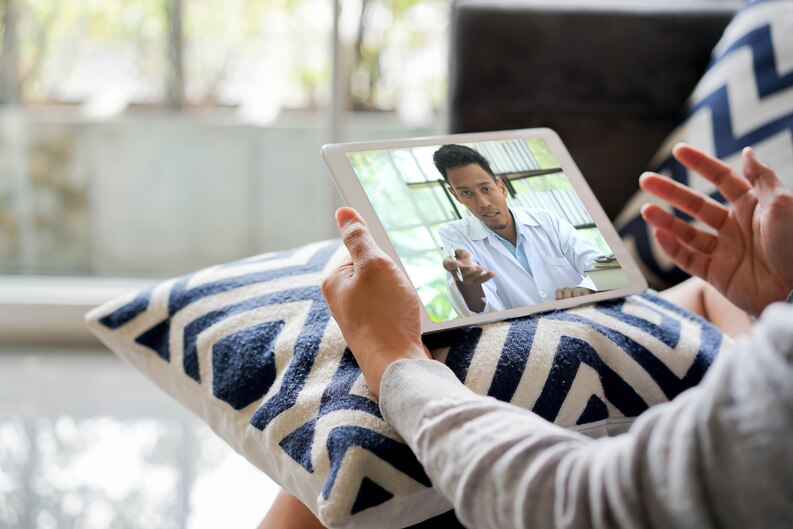 IOP conducted through telehealth therapy with a psychotherapist