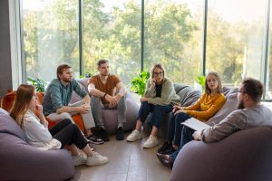 PHP Programe Session of depression patients with a therapist