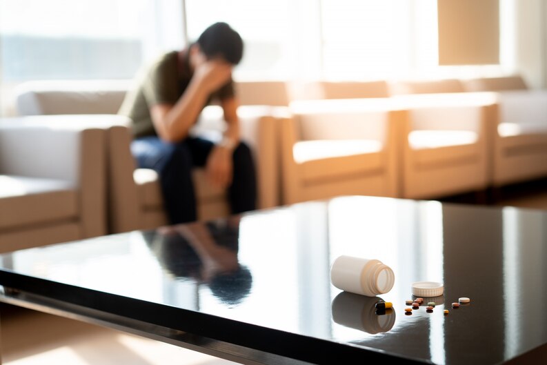Substance Abuse Patient after an IOP therapy session.